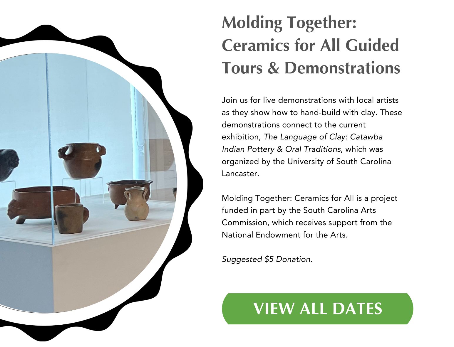 graphic describing molding together guided tours